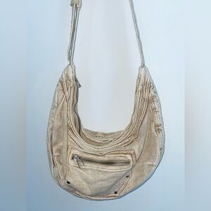 Brand New UO y2k Darci Washed Denim Shoulder Bag